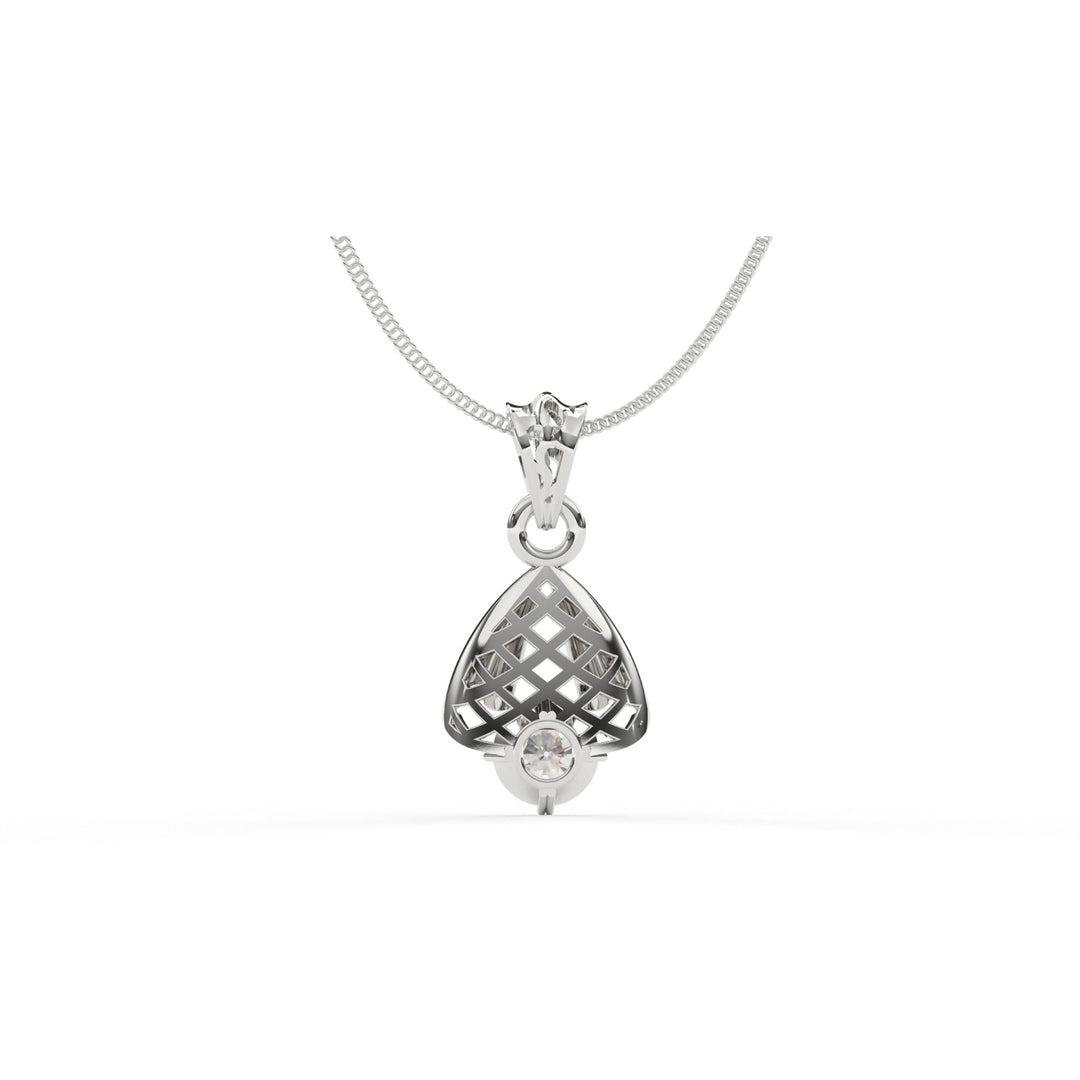 0.47 CT Round Lab-Grown Diamond Pendant Necklace | Solid Gold | Timeless Solitaire Brilliance