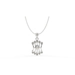 Load image into Gallery viewer, 0.47 CT Lab-Grown Diamond Pendant Necklace | Solid Gold | Modern Elegant Design
