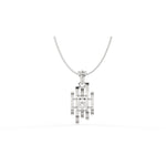Load image into Gallery viewer, 0.47 CT Lab-Grown Diamond Unique Pendant Necklace | Solid Gold | Modern Elegant Design
