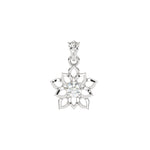 Load image into Gallery viewer, 0.47 CT Lab-Grown Diamond Flower Pendant Necklace | Solid Gold | Elegant Floral Design
