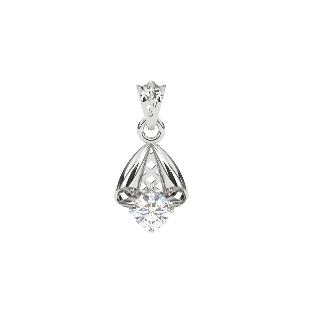 0.47 CT Round Lab-Grown Diamond Pendant Necklace | Solid Gold | Timeless Solitaire Brilliance