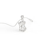 Load image into Gallery viewer, 0.47 CT Lab-Grown Diamond Pendant Necklace | Solid Gold | Modern Elegant Design
