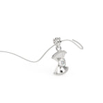 Load image into Gallery viewer, 0.47 CT Lab-Grown Diamond Blade &amp; Ball Pendant Necklace | Solid Gold | Modern Design
