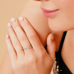 Load image into Gallery viewer, 10K Gold Classic Round Cut Open Diamond Ring
