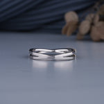 Load image into Gallery viewer, 10K White Gold Classic Round Cut Diamond Half Eternity Ring
