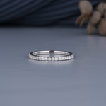 Load image into Gallery viewer, 10K White Gold Round Cut Diamond Full Eternity Ring
