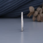 Load image into Gallery viewer, 18K White Gold Round Cut Diamond Full Eternity Ring
