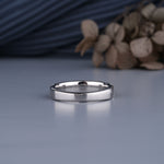 Load image into Gallery viewer, 10K White Gold Round Brilliant Cut Diamond French Pave Half Eternity Ring
