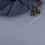 Load image into Gallery viewer, 10K White Gold Round Cut Diamond Square Tennis Bracelet
