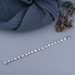 Load image into Gallery viewer, 10.94 CTW Multi Lab-Grown Diamond Tennis Bracelet in 14K White Gold – IGI Certified
