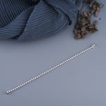 Load image into Gallery viewer, 14K White Gold Round Cut Diamond Three-Prong Tennis Bracelet
