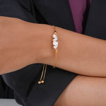Load image into Gallery viewer, 10K Yellow Gold Multi-Shape Diamond Chain Bracelet
