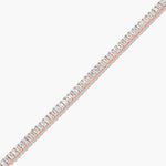 Load image into Gallery viewer, 10K Gold Emerald Cut Diamond Tennis Bracelet
