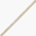 Load image into Gallery viewer, 10K Gold Emerald Cut Diamond Tennis Bracelet
