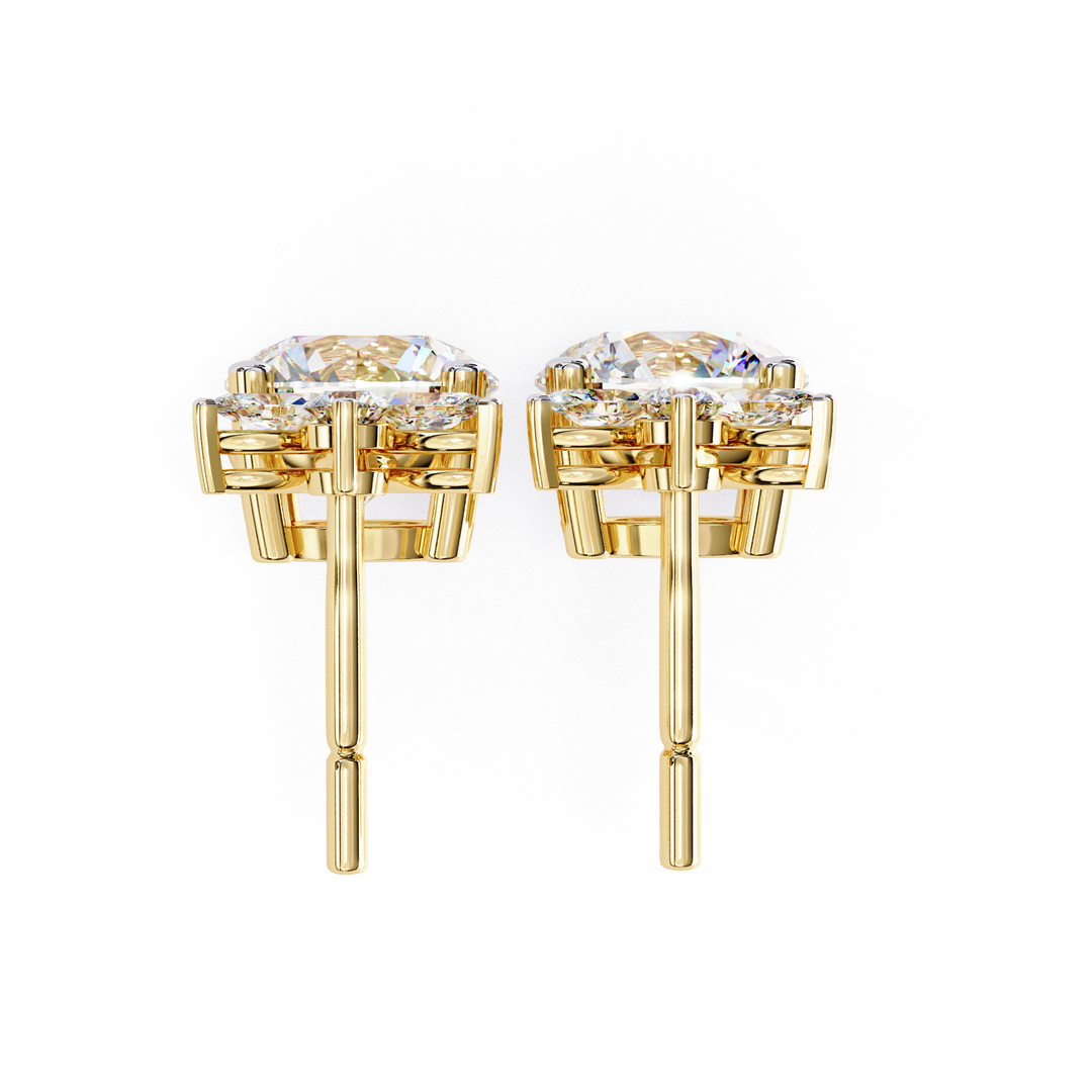 10K Gold Olivia Drop Diamond Earrings