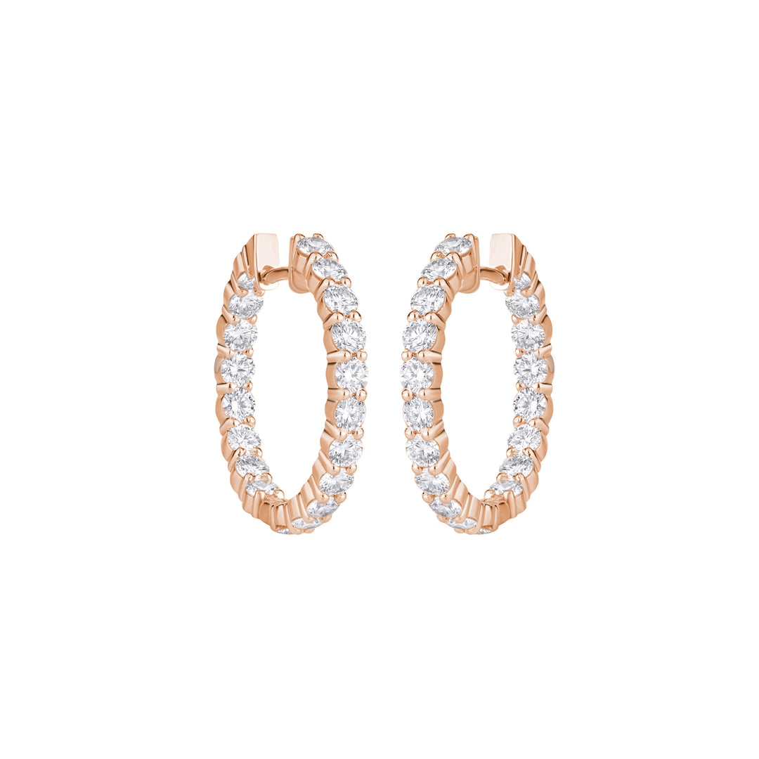 14K Gold Isla Inside & Out Hoop Earrings