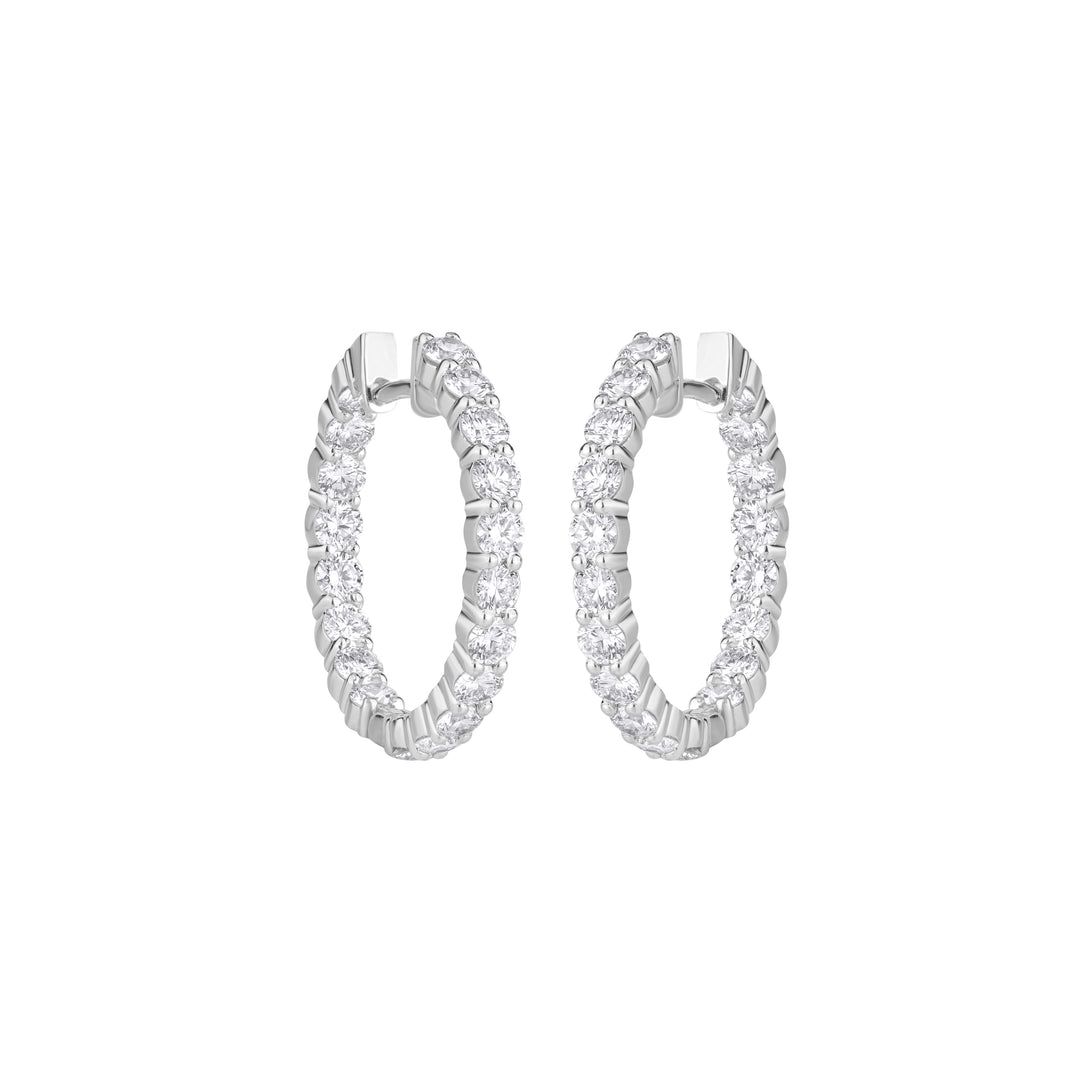 14K Gold Isla Inside & Out Hoop Earrings