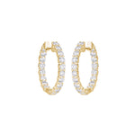 Load image into Gallery viewer, 14K Gold Isla Inside &amp; Out Hoop Earrings
