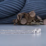 Load image into Gallery viewer, 10K White Gold Trio Diamond Pendant Necklace
