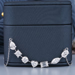 Load image into Gallery viewer, 10K White Gold Stardust Lab Diamond Pendant Necklace
