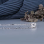 Load image into Gallery viewer, 18K White Gold Multi Shaped Diamond Pendant Necklace
