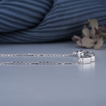 Load image into Gallery viewer, 14K Yellow Gold Multi Shaped Bezel Diamond Pendant Necklace

