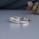 Load image into Gallery viewer, 10K White Gold Mirella Split Shank Halo Diamond Engagement Ring
