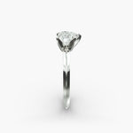 Load image into Gallery viewer, Heart Lab-Grown Diamond Knife-Edge Five-Prong Engagement Ring | Romantic Solitaire | IGI Certified | 10K/14K/18K Gold
