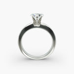 Load image into Gallery viewer, Heart Lab-Grown Diamond Solitaire Ring – 5-Prong Bold Band | IGI Certified | 10K/14K/18K Gold
