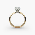 Load image into Gallery viewer, Heart Lab-Grown Diamond Solitaire Ring – 5-Prong Knife-Edge Band | IGI Certified | 10K/14K/18K Gold
