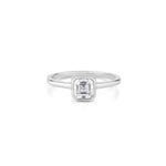 Load image into Gallery viewer, Asscher Cut Lab Grown Diamond Solitaire Ring | IGI Certified | 1.00–5.00 Carat | 10K/14K/18K Gold
