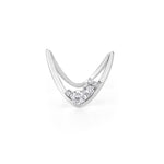 Load image into Gallery viewer, 10K Gold Round Cut V Shaped Diamond Ring
