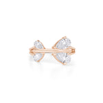 Load image into Gallery viewer, 14K Gold Round Cut Twins Diamond Rings
