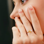 Load image into Gallery viewer, 18K Gold Noah Toi Et Moi Lab Diamond Ring

