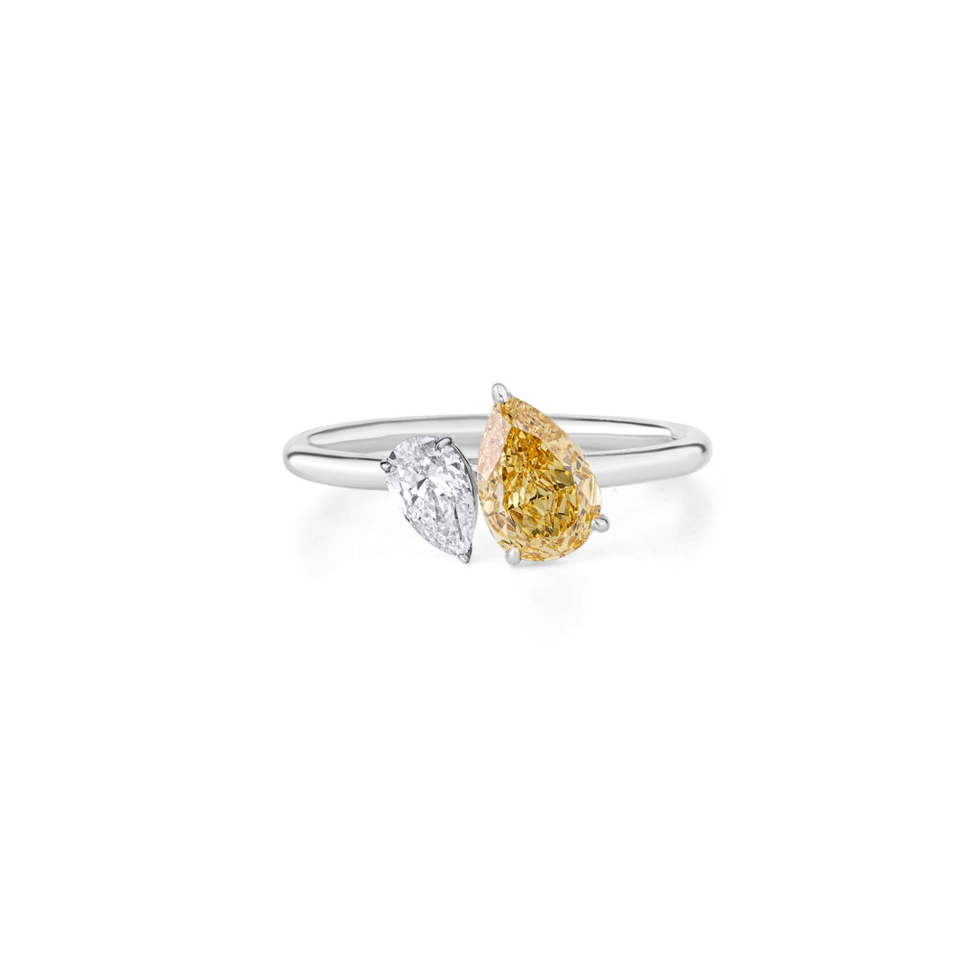 18K Gold Noah Toi Et Moi Lab Diamond Ring