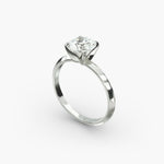 Load image into Gallery viewer, Round Lab Grown Diamond Solitaire Ring | 1.00–5.00 Carat | Classic Band | IGI Certified | 10K/14K/18K Yellow, White, Rose Gold
