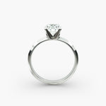Load image into Gallery viewer, Round Lab Grown Diamond Solitaire Ring | 1.00–5.00 Carat | Classic Band | IGI Certified | 10K/14K/18K Yellow, White, Rose Gold
