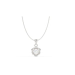 Load image into Gallery viewer, 0.47 CT Lab-Grown Diamond Unique Floral Pendant Necklace | Solid Gold | Elegant Design