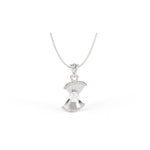 Load image into Gallery viewer, 0.47 CT Lab-Grown Diamond Blade &amp; Ball Pendant Necklace | Solid Gold | Modern Design
