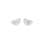 Load image into Gallery viewer, Marquise &amp; Round Lab-Grown Diamond Cluster Earrings 0.45 CTW – 8 Stones | 10K, 14K, 18K White, Yellow &amp; Rose Gold | IGI Certified
