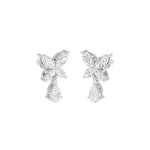 Load image into Gallery viewer, Marquise &amp; Pear Lab-Grown Diamond Dangle Drop Earrings 0.92 CTW – 10 Stones | 10K, 14K, 18K White, Yellow &amp; Rose Gold | IGI Certified
