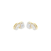 Pear & Emerald Lab-Grown Diamond Halo Earrings 3.78 CTW – 72 Stones | 10K, 14K, 18K White, Yellow & Rose Gold | IGI Certified