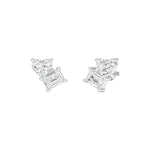 Load image into Gallery viewer, Emerald &amp; Heart Lab-Grown Diamond Toi et Moi Earrings 0.66 CTW – 4 Stones | Two-Stone Design | 10K, 14K, 18K White, Yellow &amp; Rose Gold | IGI Certified
