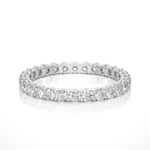 Load image into Gallery viewer, 1.12 CT Round Lab Grown Diamond Eternity Band | 28 Stones | 10K, 14K &amp; 18K Gold
