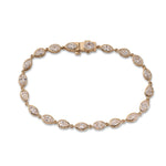 Load image into Gallery viewer, Ready to Ship – 3.92 CT Multi-Shape Lab-Grown Diamond Bracelet in 10K Yellow Gold
