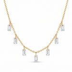 Load image into Gallery viewer, Ready-to-Ship 1.35 CT Drilled Lab-Grown Diamond Necklace in 10K Yellow Gold