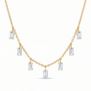 Ready-to-Ship 1.35 CT Drilled Lab-Grown Diamond Necklace in 14K Yellow Gold