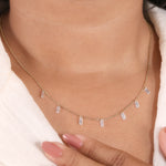 Load image into Gallery viewer, Ready-to-Ship 1.35 CT Drilled Lab-Grown Diamond Necklace in 10K Yellow Gold