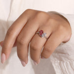 Load image into Gallery viewer, Ready-to-Ship 1.46 CT Toi et Moi Lab Grown Diamond Ring in 14K Yellow Gold
