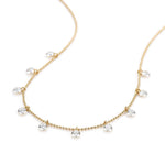 Load image into Gallery viewer, Ready-to-Ship 1.95 CT Round Cut Lab-Grown Drilled Diamond Necklace in 14K Yellow Gold